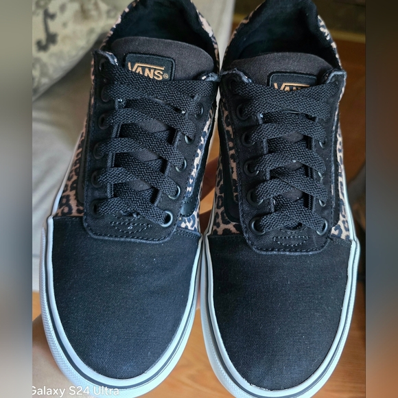 Vans Ward Deluxe Ultracush Leopard Cheetah Women's Slip-on Shoes, Sz 7.5 - Picture 2 of 8